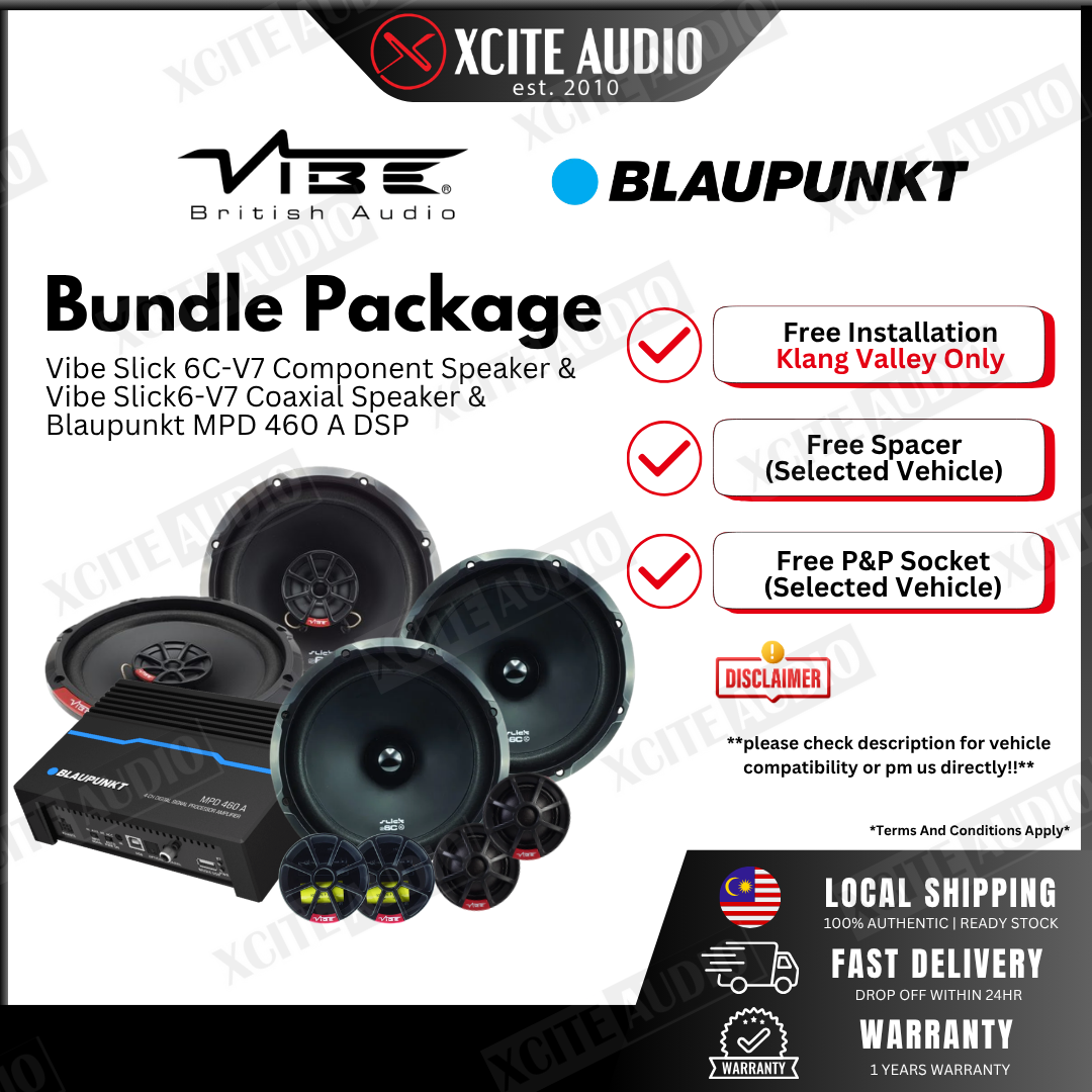 Mid-Year 2-Way Speaker + DSP Upgrade Bundle Package with FREE INSTALLATION