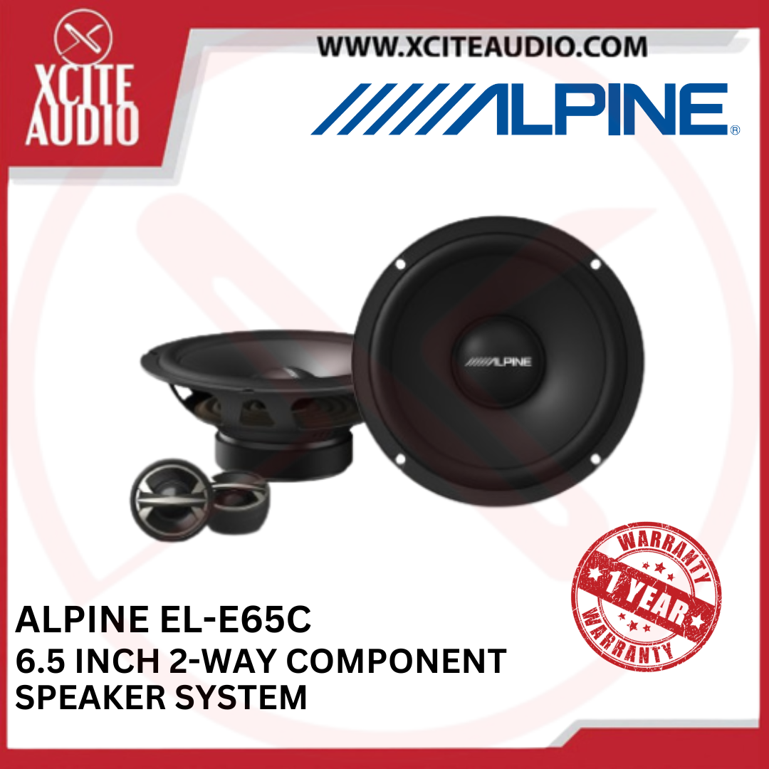 ALPINE EL-E65C - 6.5"inch 2-way Component Speaker System