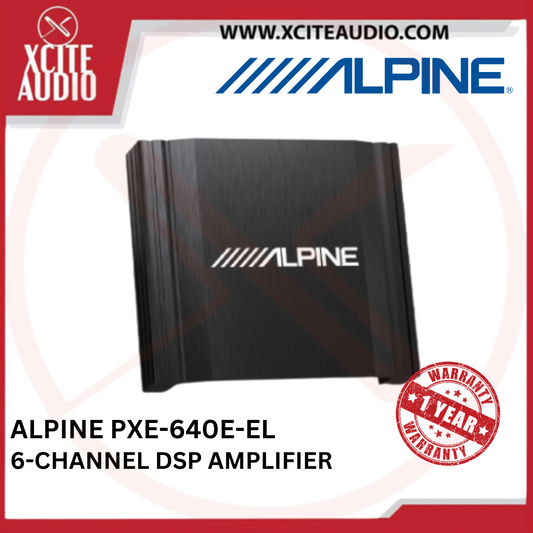 ALPINE PXE-640E-EL  -  6-CHANNEL CAR SOUND PROCESSOR