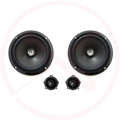 Phoenix Gold ZDSW6CS - ZD Series 6.5inch Plug & Play Volkswagen 2-Way Component Car Speaker System