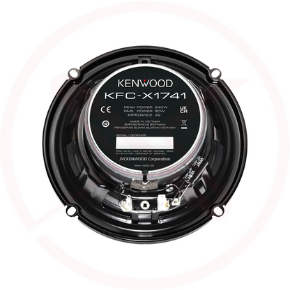 Kenwood KFC-X1741 6.5" 2-Way 240W Peak Coaxial Car Speakers