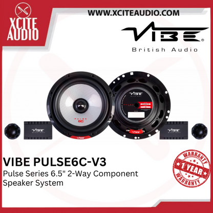 VIBE PULSE 6C-V3 | PULSE 6.5 Inch 2-Way Car Component Speaker System