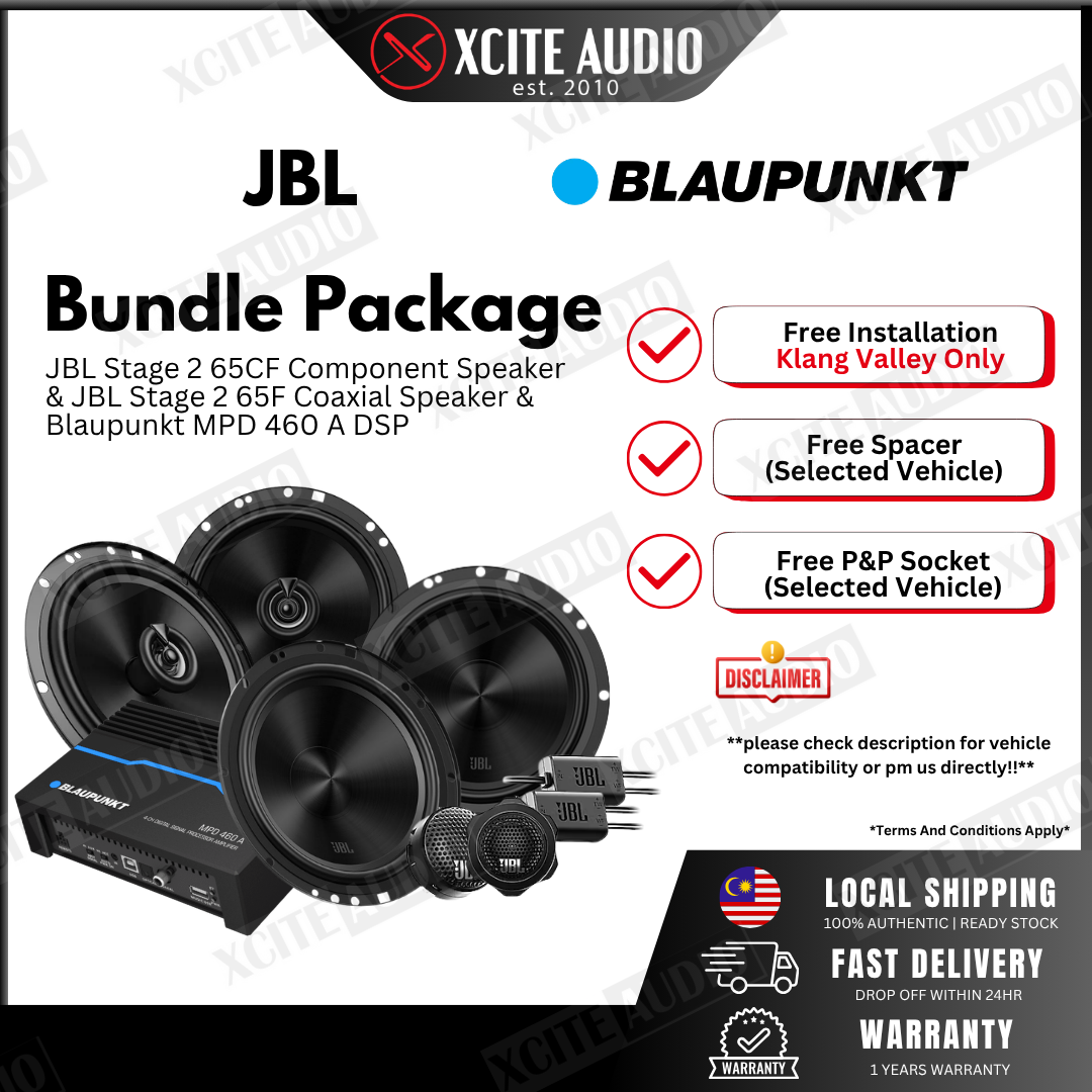 Mid-Year 2-Way Speaker + DSP Upgrade Bundle Package with FREE INSTALLATION