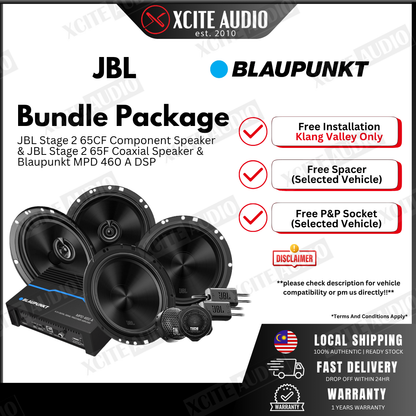 Mid-Year 2-Way Speaker + DSP Upgrade Bundle Package with FREE INSTALLATION