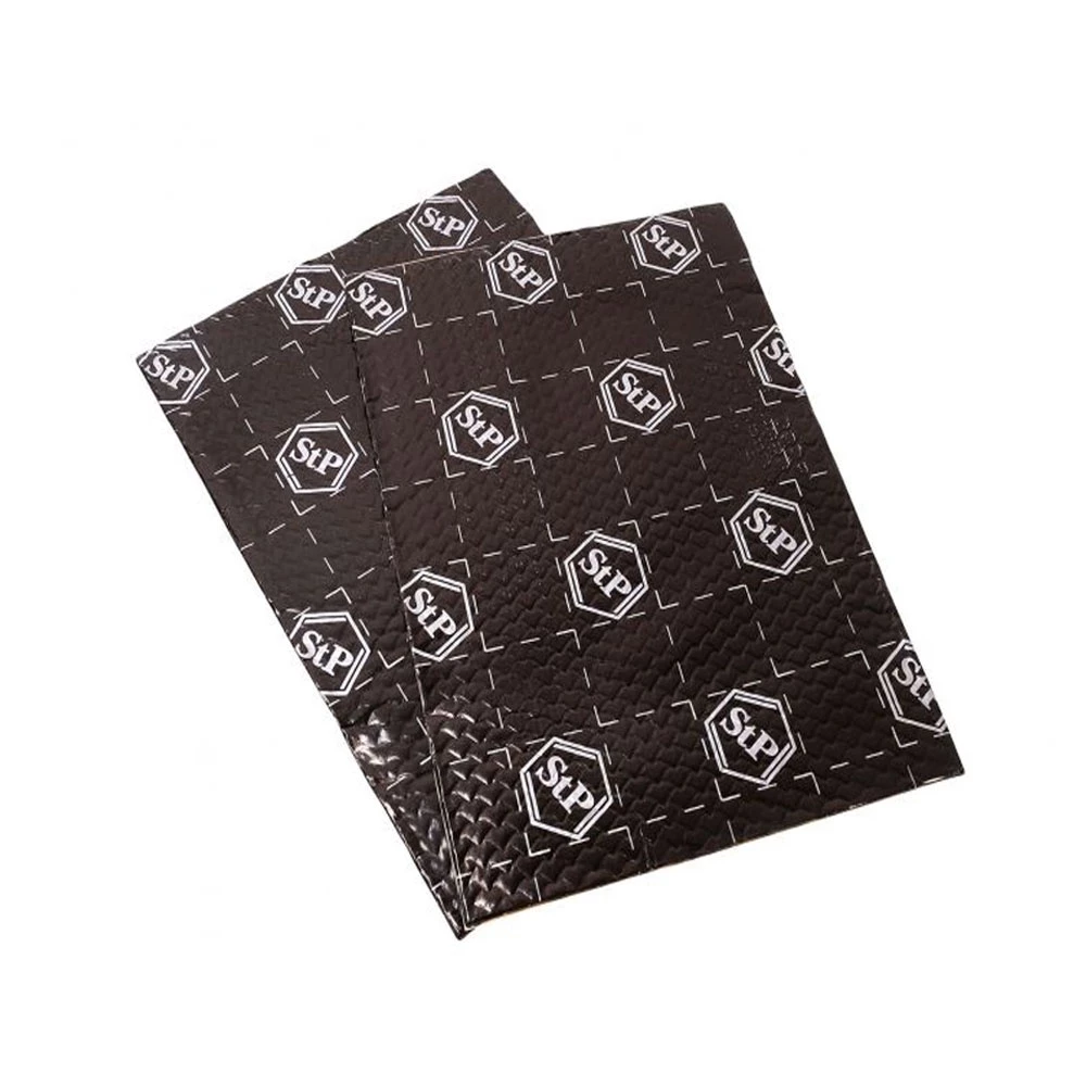 STANDARTPLAST STP Silver Line Black Silver Bulk Pack Car Soundproof - 12 Sheets