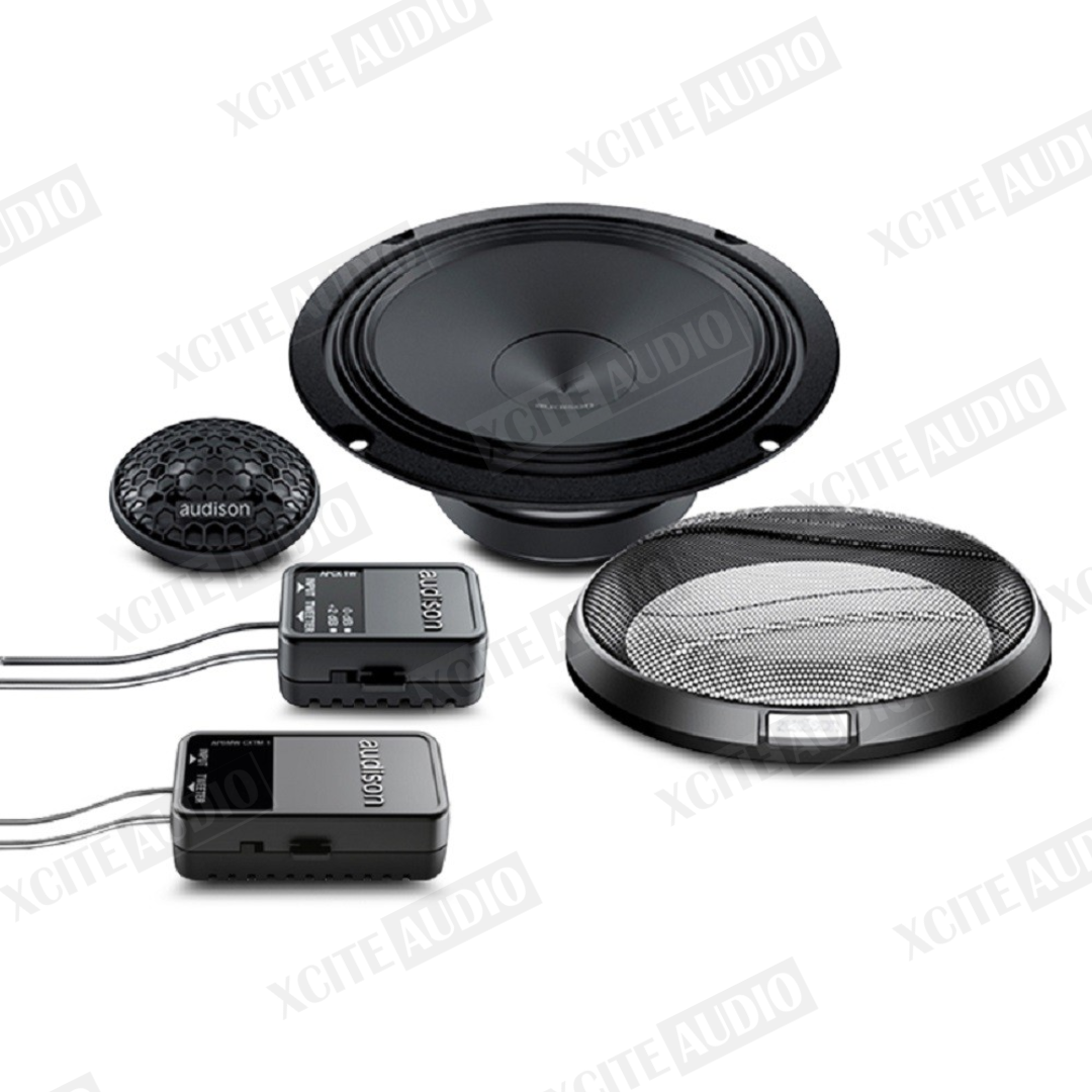 Audison APK165Ω2 6.5" 2-Way 300Watts Peak 2-Ohms Car Audio Speakers