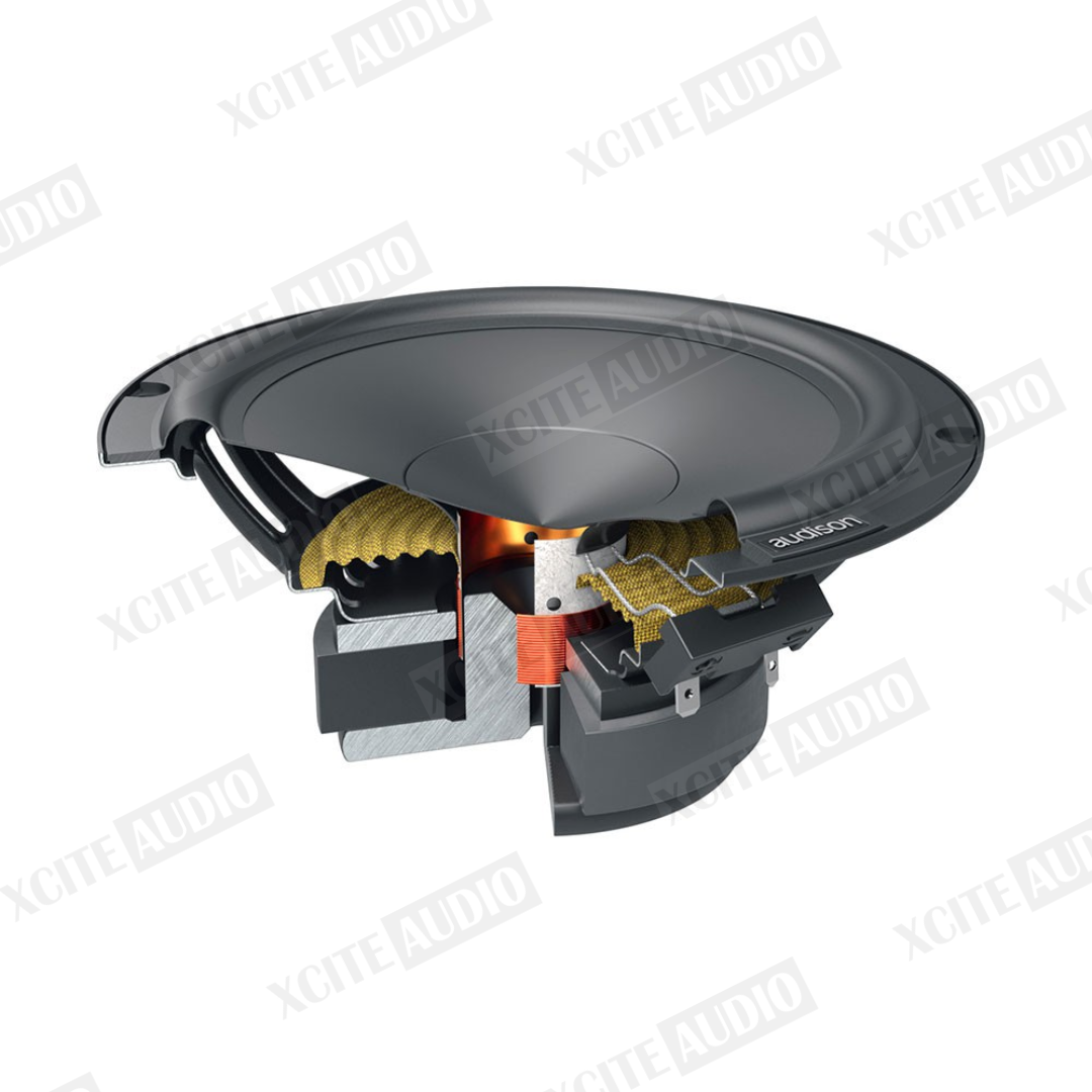 Audison APK165P 6.5" 2-Way 345Watts Peak 4-Ohms Car Audio Speakers