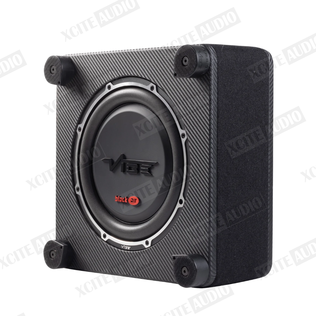VIBE BASB10-V4 Black Air 10" 900 Watts Compact Bass Enclosure
