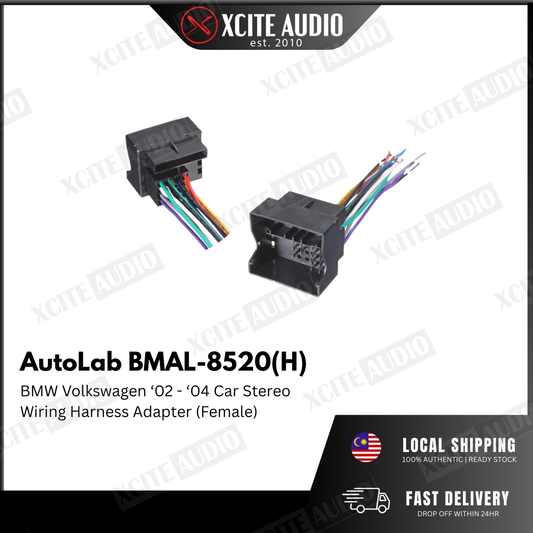 BMW & Volkswagen '02 – '14 Car Stereo Wiring Harness Adapter (Female)