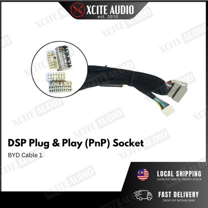 Digital Sound Processor(DSP) Plug & Play Cable Socket For Proton/Perodua/Toyota/Nissan/Mazda/Honda/Hyudai/BMW/Audi/Mini/Mercs