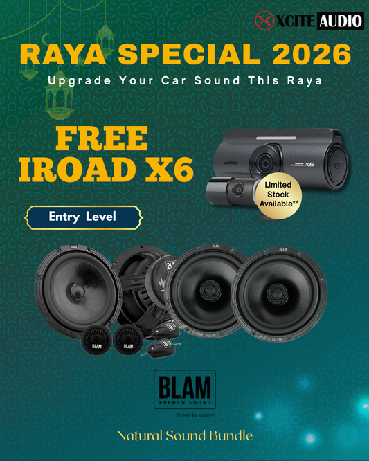 RAMADAN BLAM EXPRESS BUNDLE PACKAGE - Front & Rear Speaker FOC IROAD X6