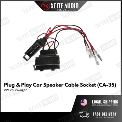 Plug & Play (PNP) Speaker Cable Socket (Pair)