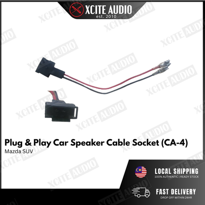 Plug & Play (PNP) Speaker Cable Socket (Pair)