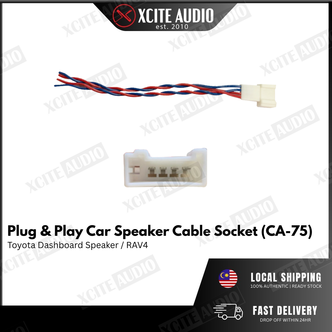 Plug & Play (PNP) Speaker Cable Socket (Pair)
