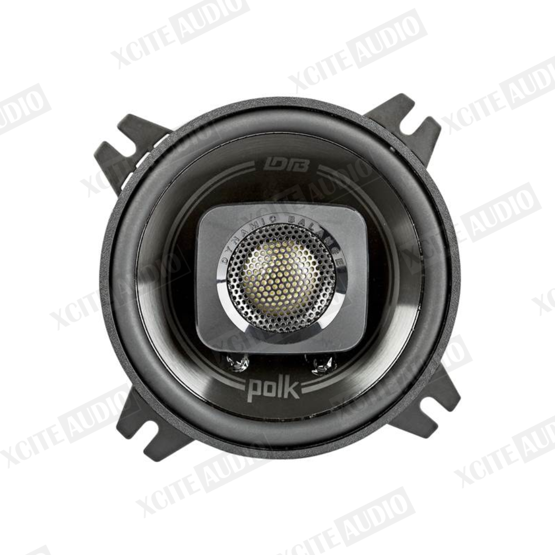 Polk Audio DB402 Marine Certified 4"inch Coaxial Car Speakers Water Resistance