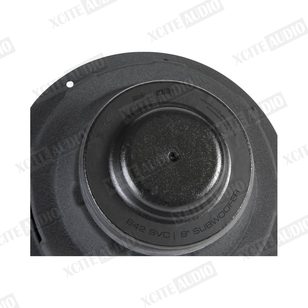 Polk Audio DB 842 SVC DB+ Series shallow-mount 8" 4-ohm subwoofer