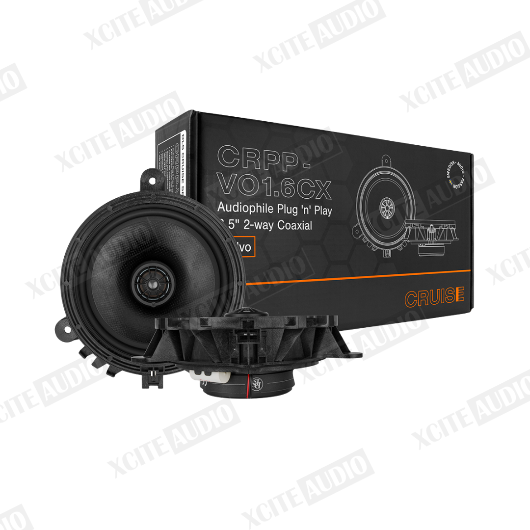 DLS Cruise CRPP VO1.6CX - 6.5" Plug & Play 2-Way Coaxial Car Speakers for 2007-2017 Volvo