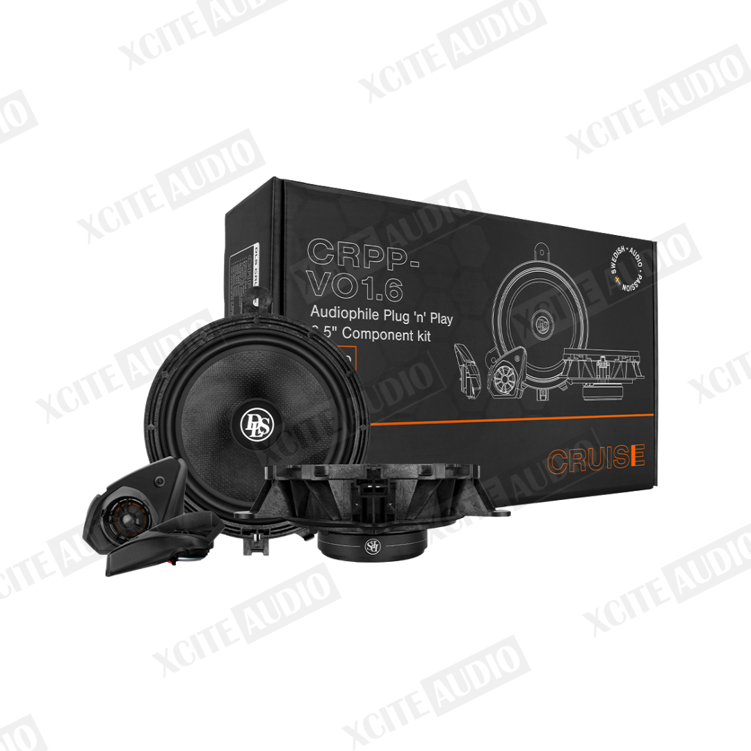 DLS Cruise CRPP-VO1.6 - 6.5" Plug & Play 2-Way Component Car Speakers for 2007-2017 Volvo