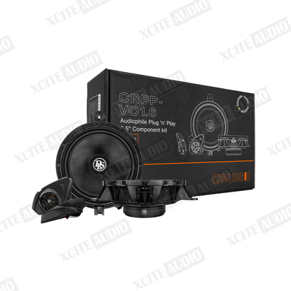DLS Cruise CRPP-VO1.6 - 6.5" Plug & Play 2-Way Component Car Speakers for 2007-2017 Volvo