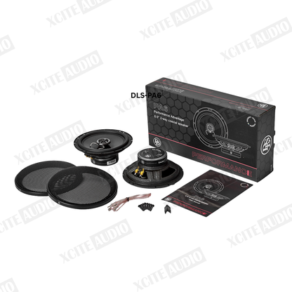 DLS PA6 - Performance Advantage Series 6.5 Inch 2-Way Coaxial Car Speakers