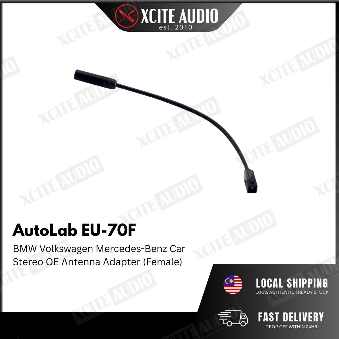 EU-70F BMW Volkswagen Mercedes-Benz Car Stereo OE Antenna Adapter (Female)
