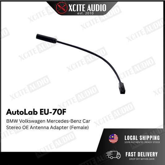 EU-70F BMW Volkswagen Mercedes-Benz Car Stereo OE Antenna Adapter (Female)