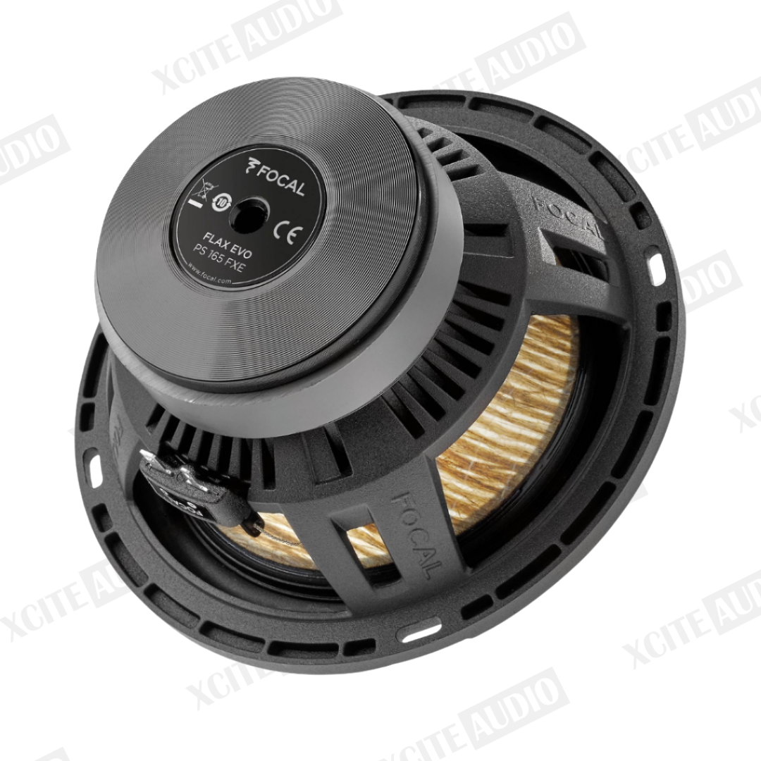 FOCAL PS 165 FXE - Flax Evo Series 6.5 inch 2-way Component Car Speaker System with Bi-Amp Crossover