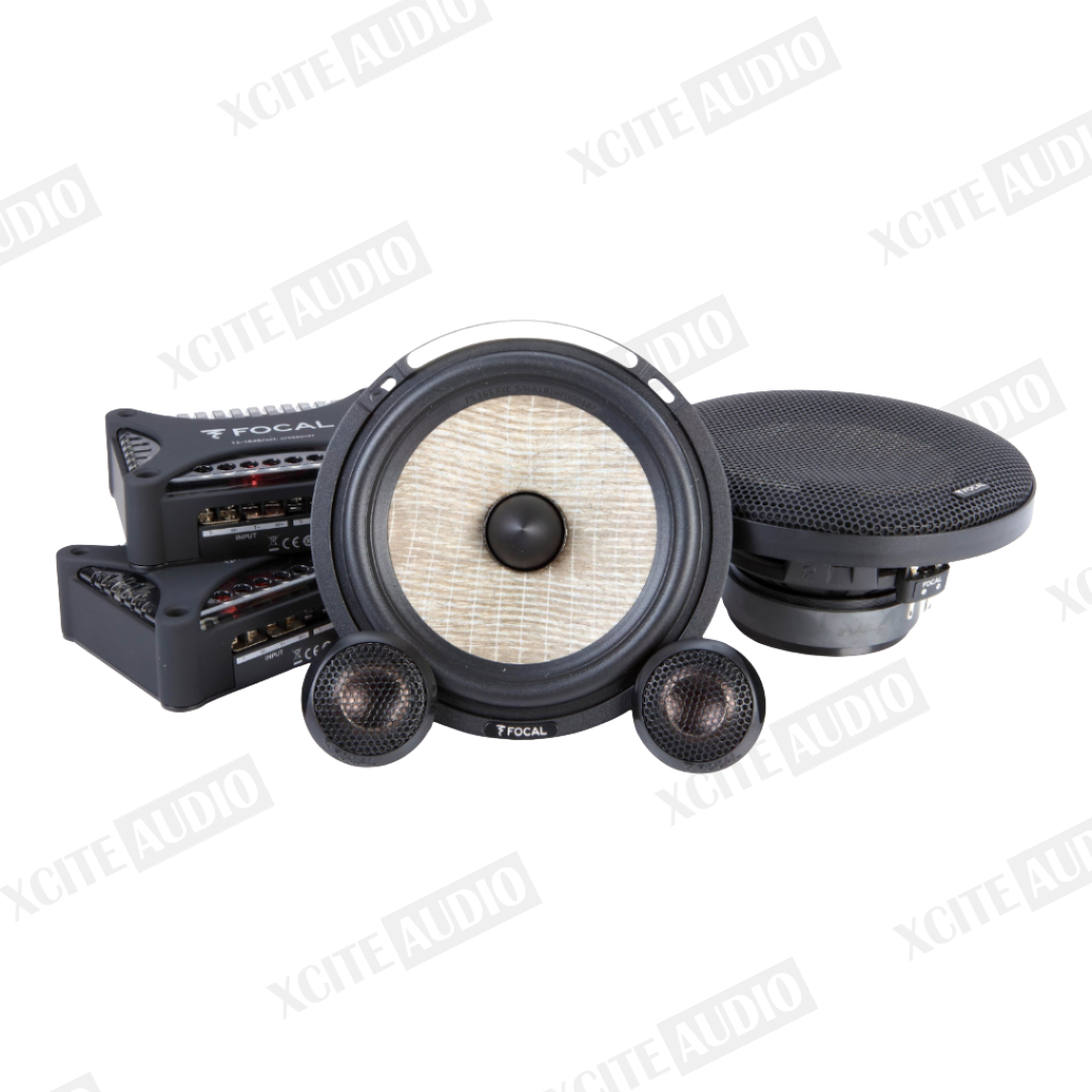FOCAL PS 165 FXE - Flax Evo Series 6.5 inch 2-way Component Car Speaker System with Bi-Amp Crossover