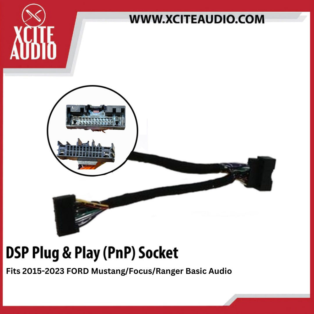Digital Sound Processor(DSP) Plug & Play Cable Socket For Proton/Perodua/Toyota/Nissan/Mazda/Honda/Hyudai/BMW/Audi/Mini/Mercs
