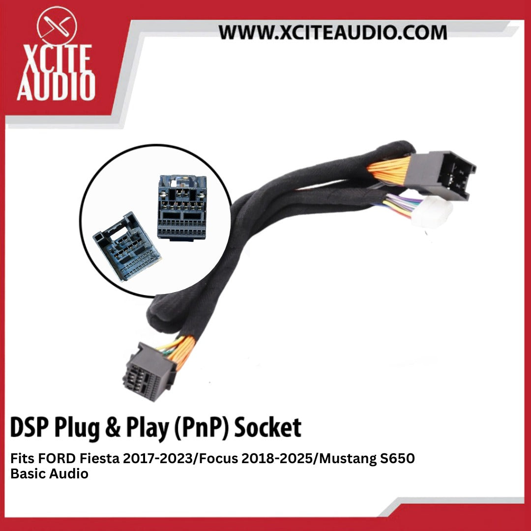 Digital Sound Processor(DSP) Plug & Play Cable Socket For Proton/Perodua/Toyota/Nissan/Mazda/Honda/Hyudai/BMW/Audi/Mini/Mercs