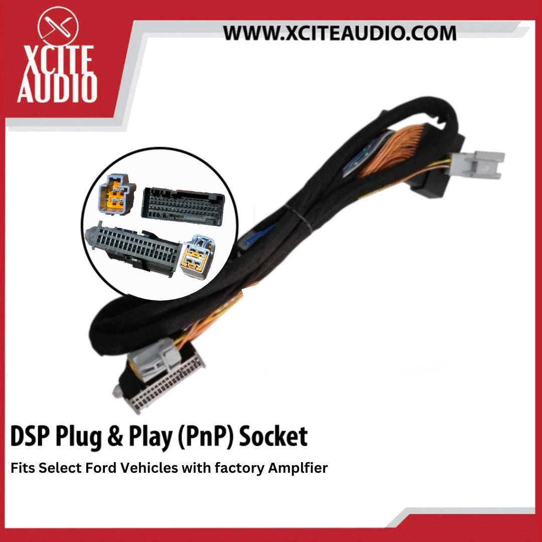 Digital Sound Processor(DSP) Plug & Play Cable Socket For Proton/Perodua/Toyota/Nissan/Mazda/Honda/Hyudai/BMW/Audi/Mini/Mercs