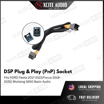 Digital Sound Processor(DSP) Plug & Play Cable Socket For Proton/Perodua/Toyota/Nissan/Mazda/Honda/Hyudai/BMW/Audi/Mini/Mercs
