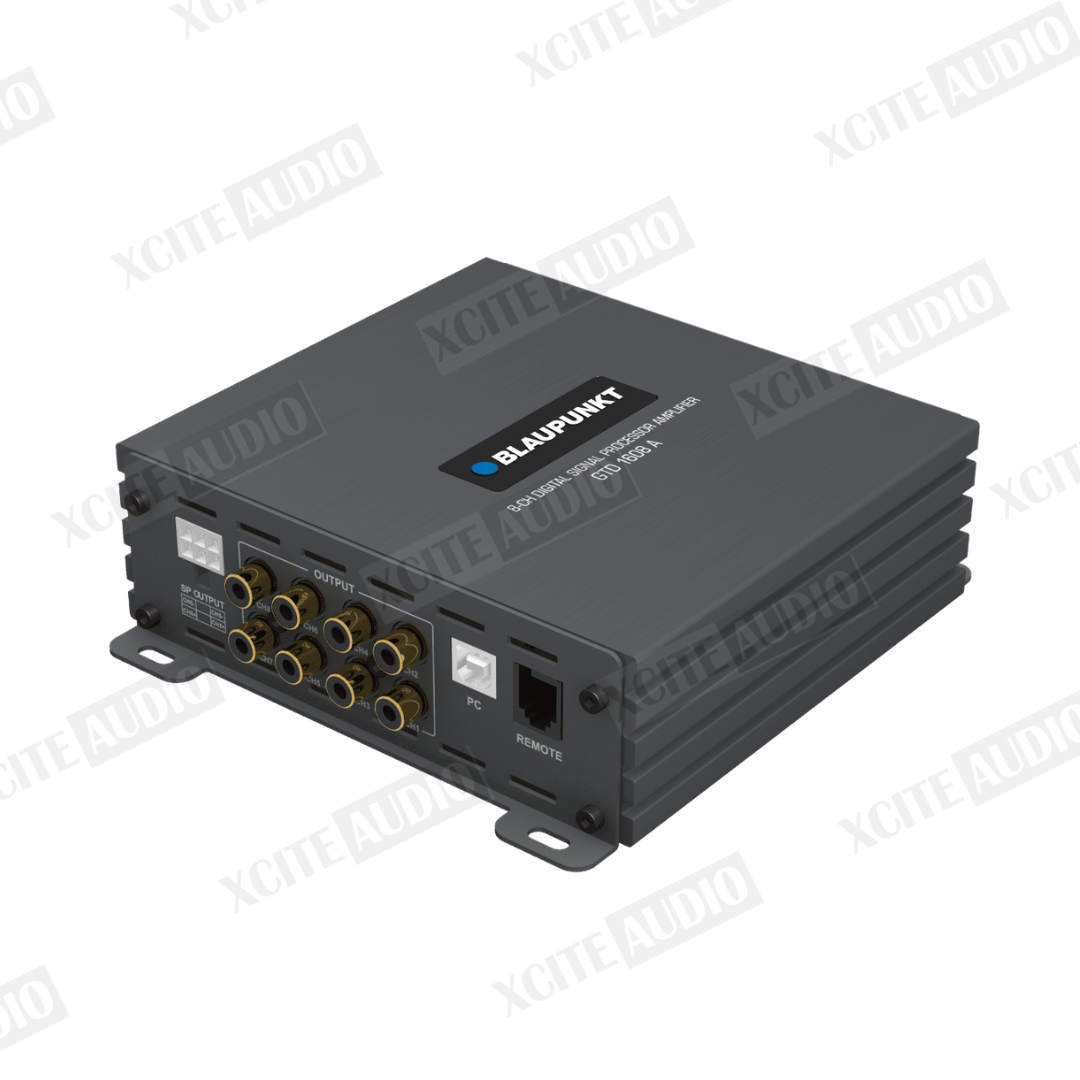 Blaupunkt GTD 1608 A 6-CH High/2-CH Low Level Inputs | 6-CH Low Level Inputs | 6-CH Speaker/8-CH Low Level RCA Outputs