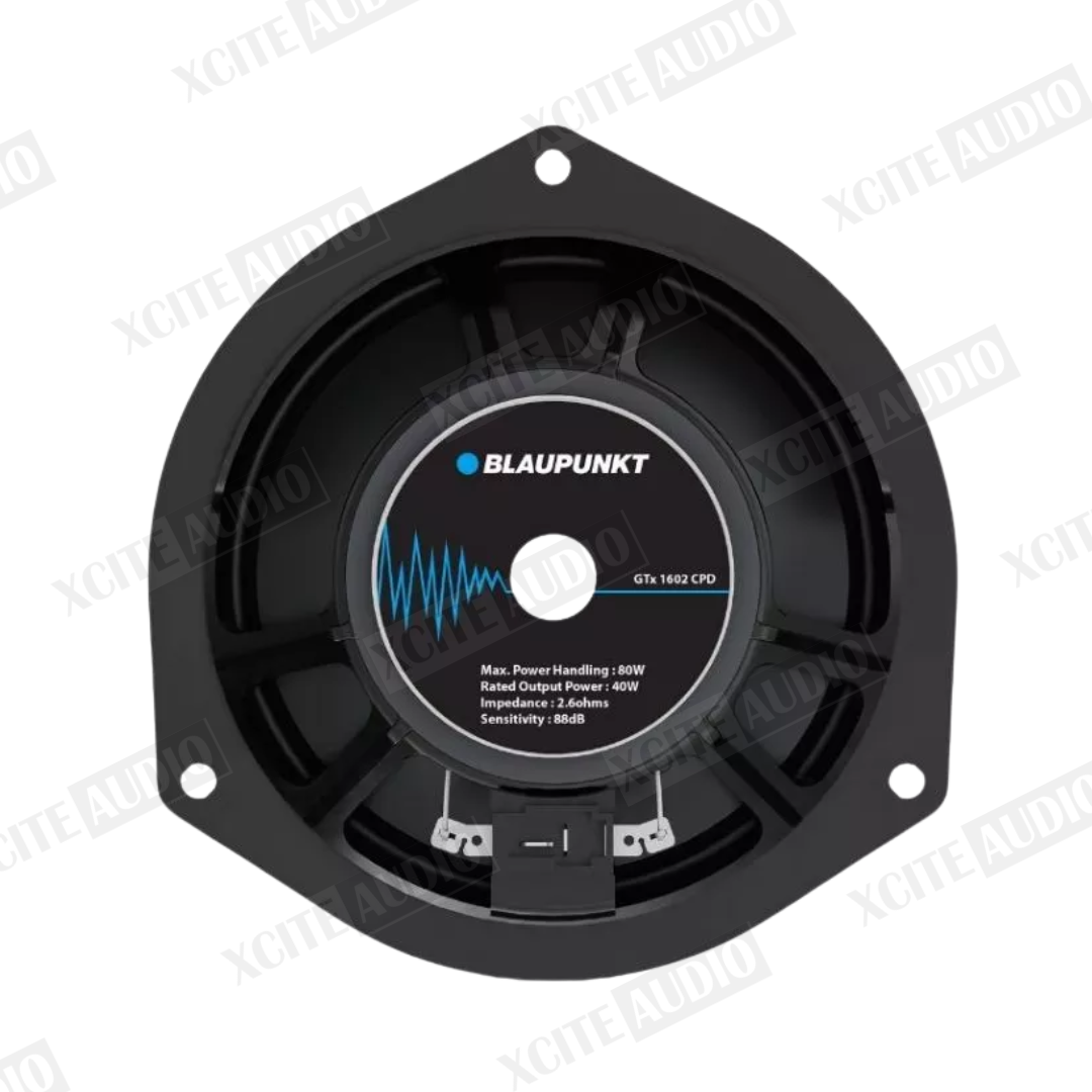 Blaupunkt Plug & Play 2-Way Component Speaker Upgrade GTx 1602 CPD For Perodua