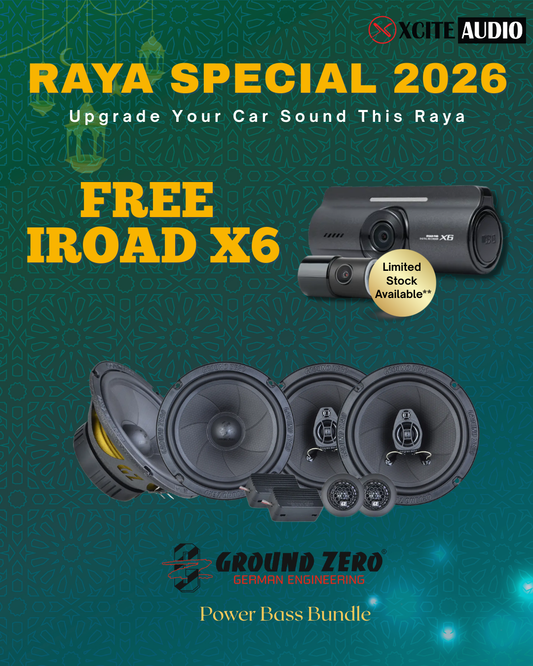 RAMADAN GROUND ZERO BUNDLE PACKAGE - Front & Rear Speaker FOC IROAD X6