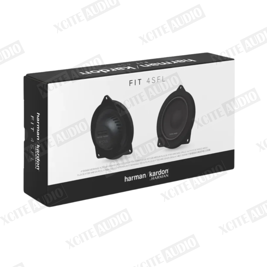 HARMAN KARDON FIT 4SFL - Fit Series 4" Component Car Midrange Speakers for BMW/Mini (Plug & Play)