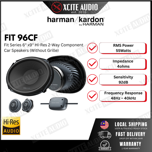 HARMAN KARDON FIT 96CF - Fit Series 2-way 6"x 9" Hi-Res Car Component Speaker System