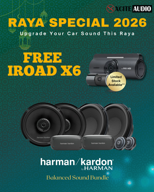 RAMADAN HARMAN KARDON BUNDLE PACKAGE - Front & Rear Speaker FOC IROAD X6