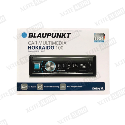 Blaupunkt HOKKAIDO 100 Single DIN Bluetooth USB SDHC MP3 Radio Receiver (No CD)