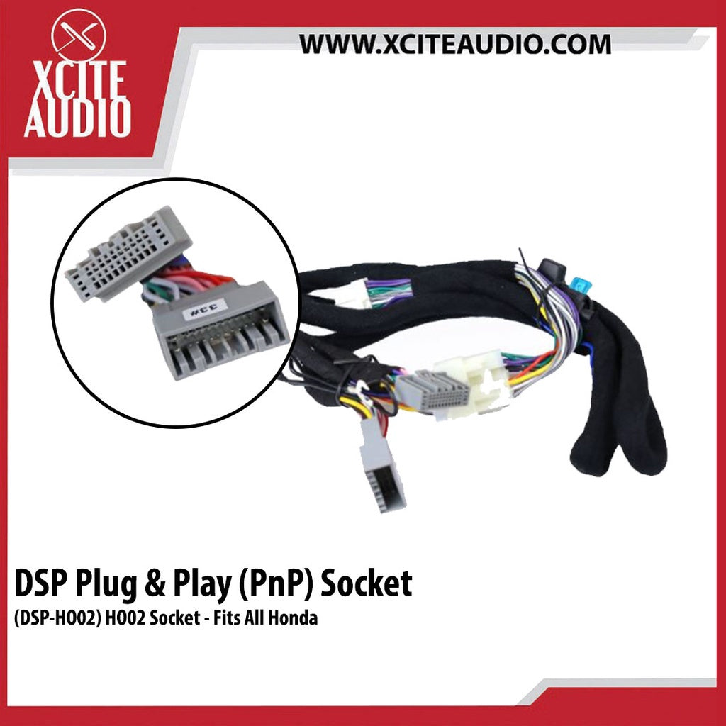 Digital Sound Processor(DSP) Plug & Play Cable Socket For Proton/Perodua/Toyota/Nissan/Mazda/Honda/Hyudai/BMW/Audi/Mini/Mercs