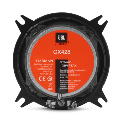 JBL GX428 4" 2-Way Coaxial Car Speakers