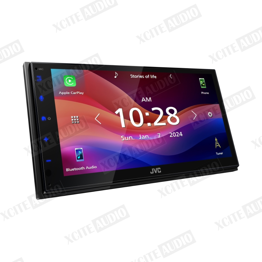 JVC KW M590BT - 6.8" Digital Media Receiver with Apple Carplay & Android Auto