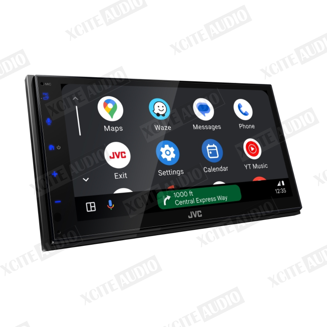 JVC KW M590BT - 6.8" Digital Media Receiver with Apple Carplay & Android Auto