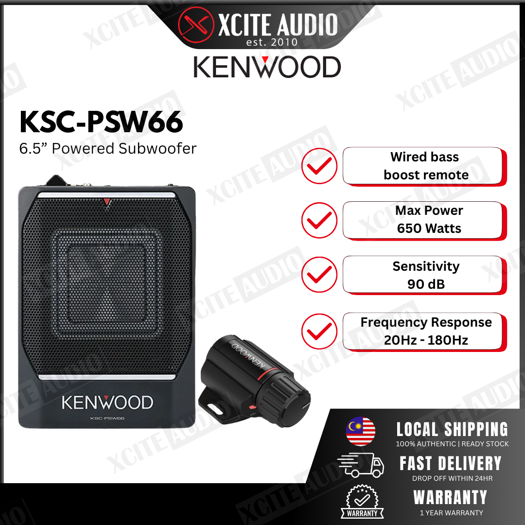 Kenwood KSC-PSW66 6.5” Powered Subwoofer