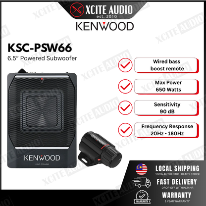 Kenwood KSC-PSW66 6.5” Powered Subwoofer