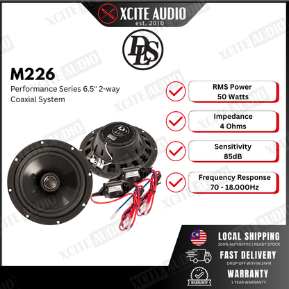 DLS Performance Series M226 - 2-way coaxial 6.5 inches