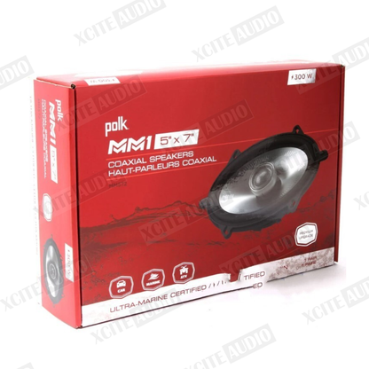 POLK MM572 - MM Series Marine Certified 5"x7inch 2-Way Car Speakers for Select Ford Vehicles