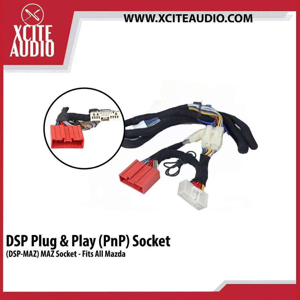 Digital Sound Processor(DSP) Plug & Play Cable Socket For Proton/Perodua/Toyota/Nissan/Mazda/Honda/Hyudai/BMW/Audi/Mini/Mercs