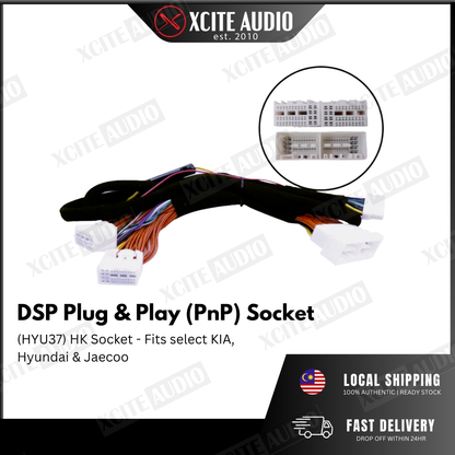 Digital Sound Processor(DSP) Plug & Play Cable Socket For Proton/Perodua/Toyota/Nissan/Mazda/Honda/Hyudai/BMW/Audi/Mini/Mercs