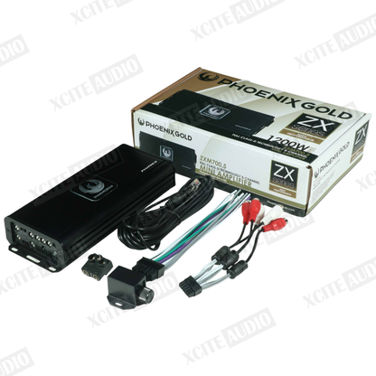 PHOENIX GOLD ZXM 700.5 - ZX Series 5-Channel Micro Car Audio Amplifier
